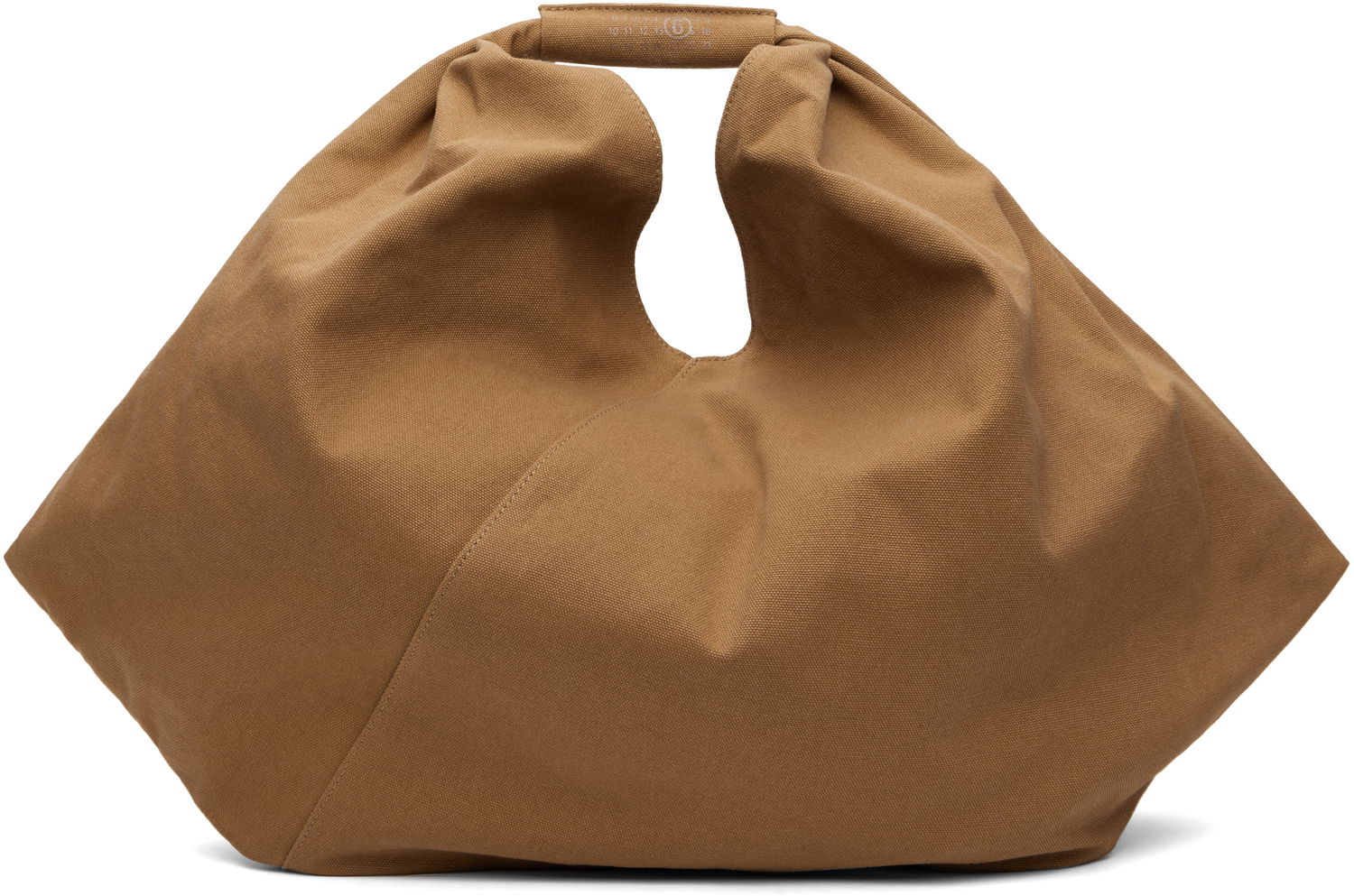 Голяма пазарска чанта Maison Margiela MM6 Maison Margiela Triangle Tote Bag Кафяво | SB5WC0019 P7254, 0