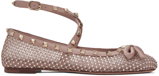 Valentino Garavani Rockstud Ballerina Flats