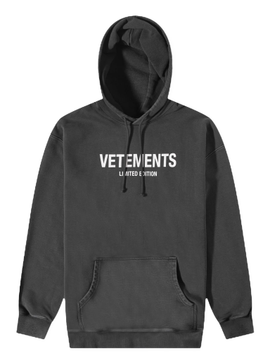 Суитчър VETEMENTS Limited Edition Logo Hoodie Black Черно | UE54HD220B