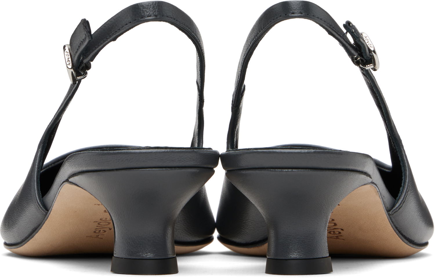 Аксесоари Aeyde Aeyde Catrina Slingback Kitten Heels Сиво | A11-PU0114001221-225, 1