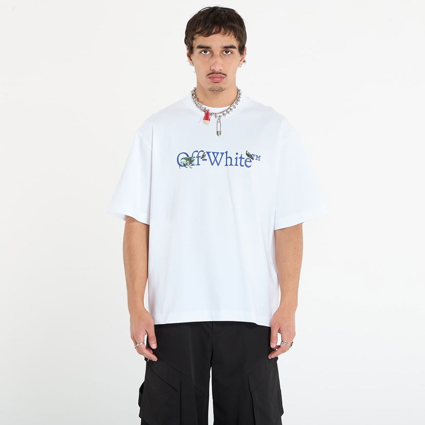 Тениска Off-White Off-White Grifon Arrow Skate Short Sleeve T-Shirt Бяло | OMAA120F25JER0060146
