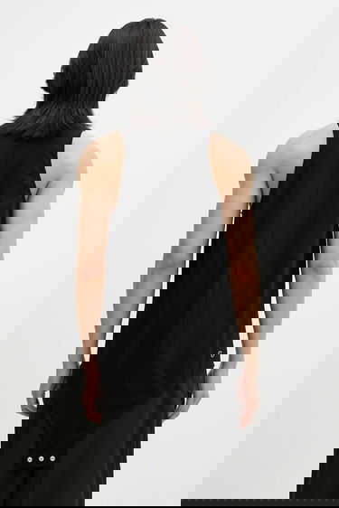 Потник Rick Owens Rick Owens DRKSHDW Knitted Basketball Tank with Subhuman Inhuman Superhuman Champion Lettering Черно | CM01E1678.CHJG, 2