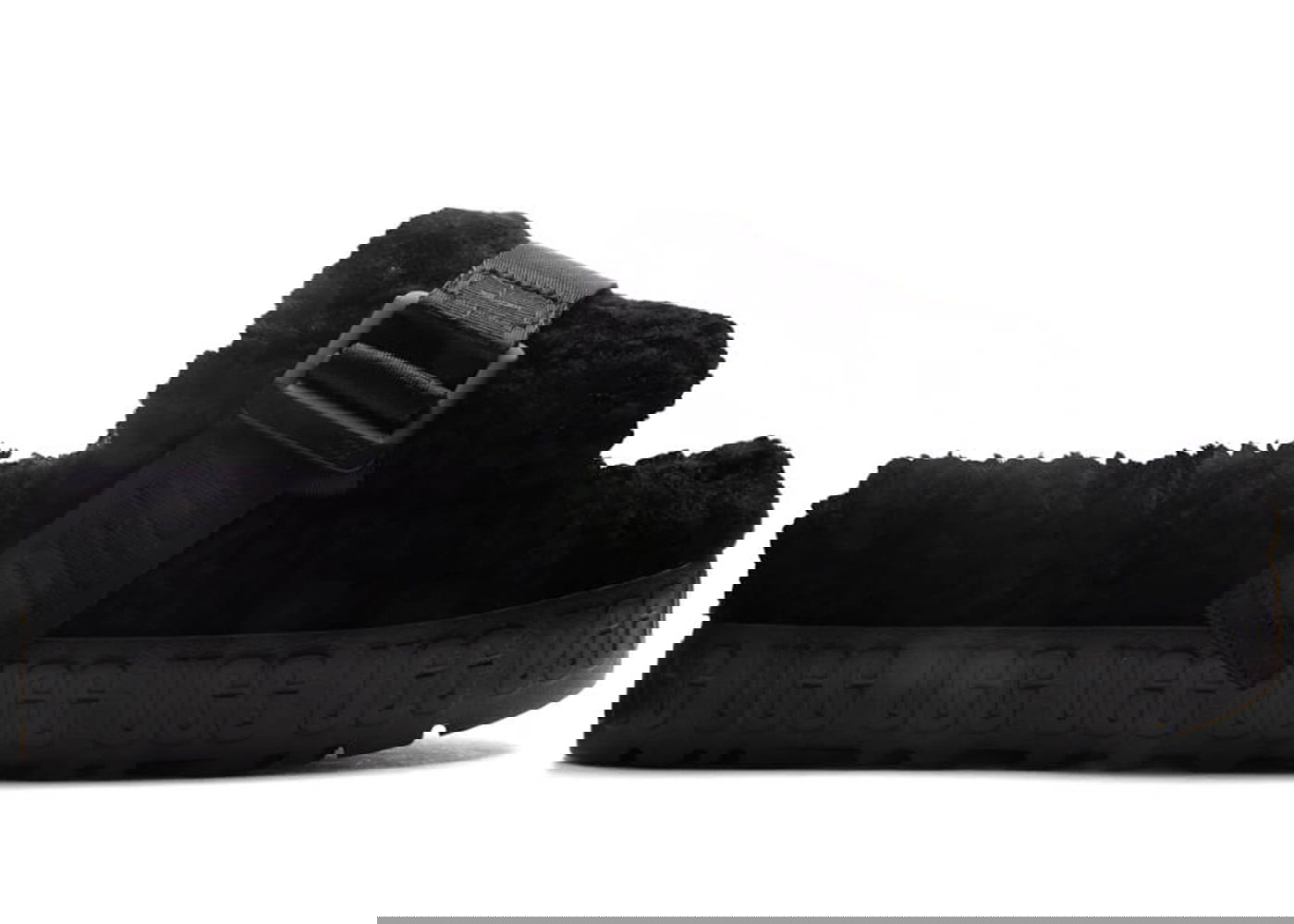 Кецове и обувки UGG Fluffita Slide "Black" W Черно | 1113475-BLK, 0