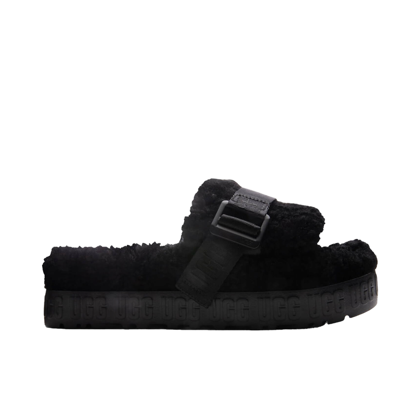 Кецове и обувки UGG Fluffita Slide "Black" W Черно | 1113475-BLK