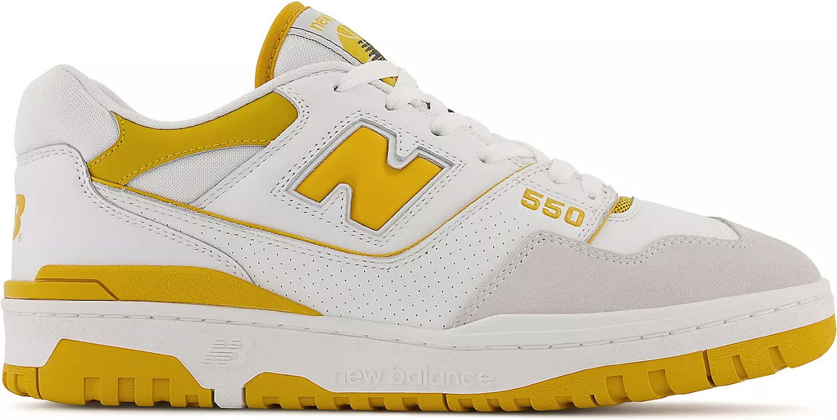 Кецове и обувки New Balance 550 "Sea Salt Varsity Gold" Бяло | bb550-la1, 1