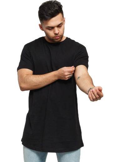 Тениска Urban Classics Shaped Long Tee Черно | TB638 Black Black