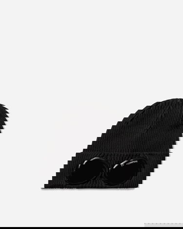 Шапка C.P. Company Cotton Goggle Beanie Черно | RSCMAC747A-000727A 999, 0