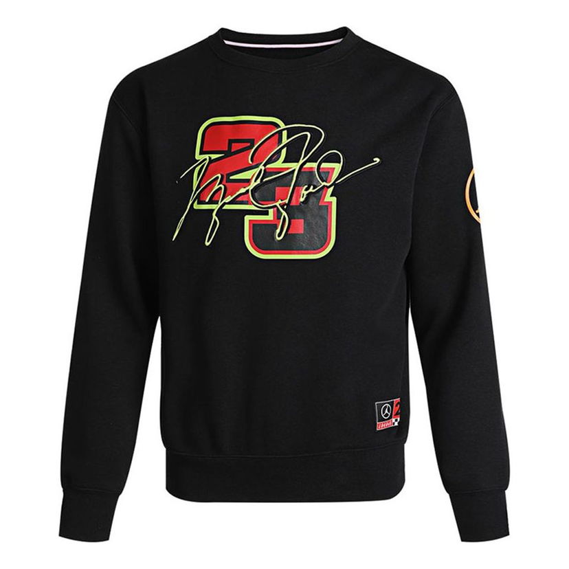 Пуловер Jordan Jordan Basketball Print Digital Crewneck Fleece Sweatshirt Черно | DD3877-010