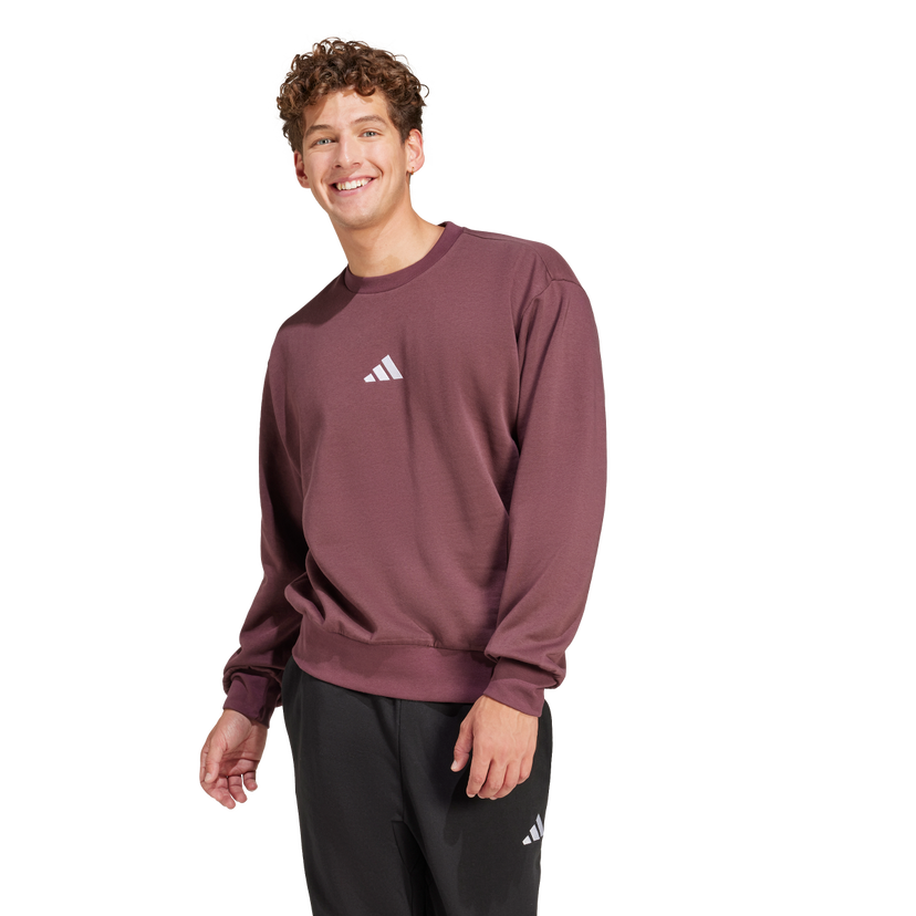 Суитчър adidas Originals Feelcozy Sweatshirt Бургунди | JE3786