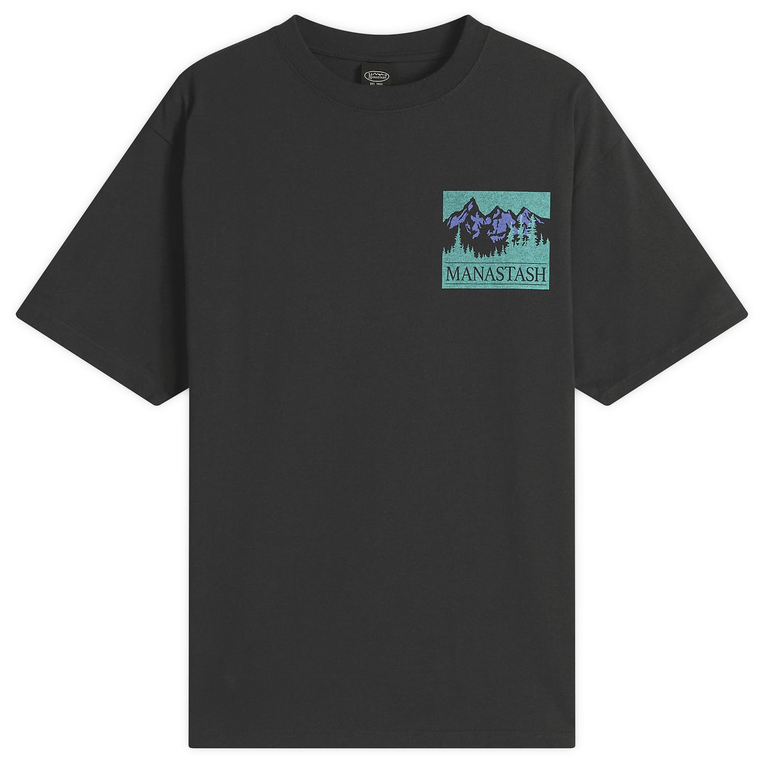 Тениска Manastash Manastash Old Time T-Shirt Черно | 7925234002-010, 1