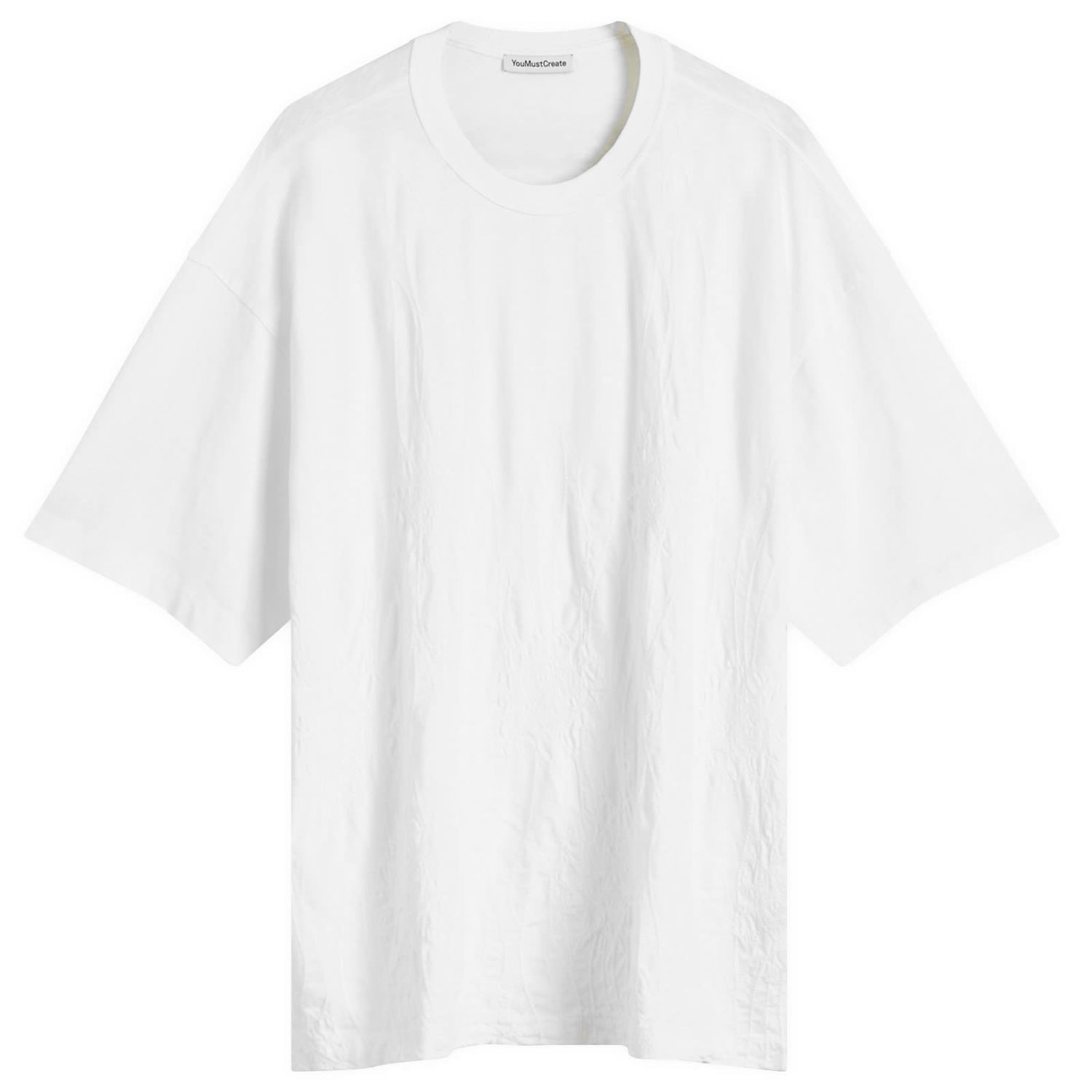 Тениска YMC YMC Embroidered Sunflower T-Shirt, Size Large Бяло | P6YAG-10, 1