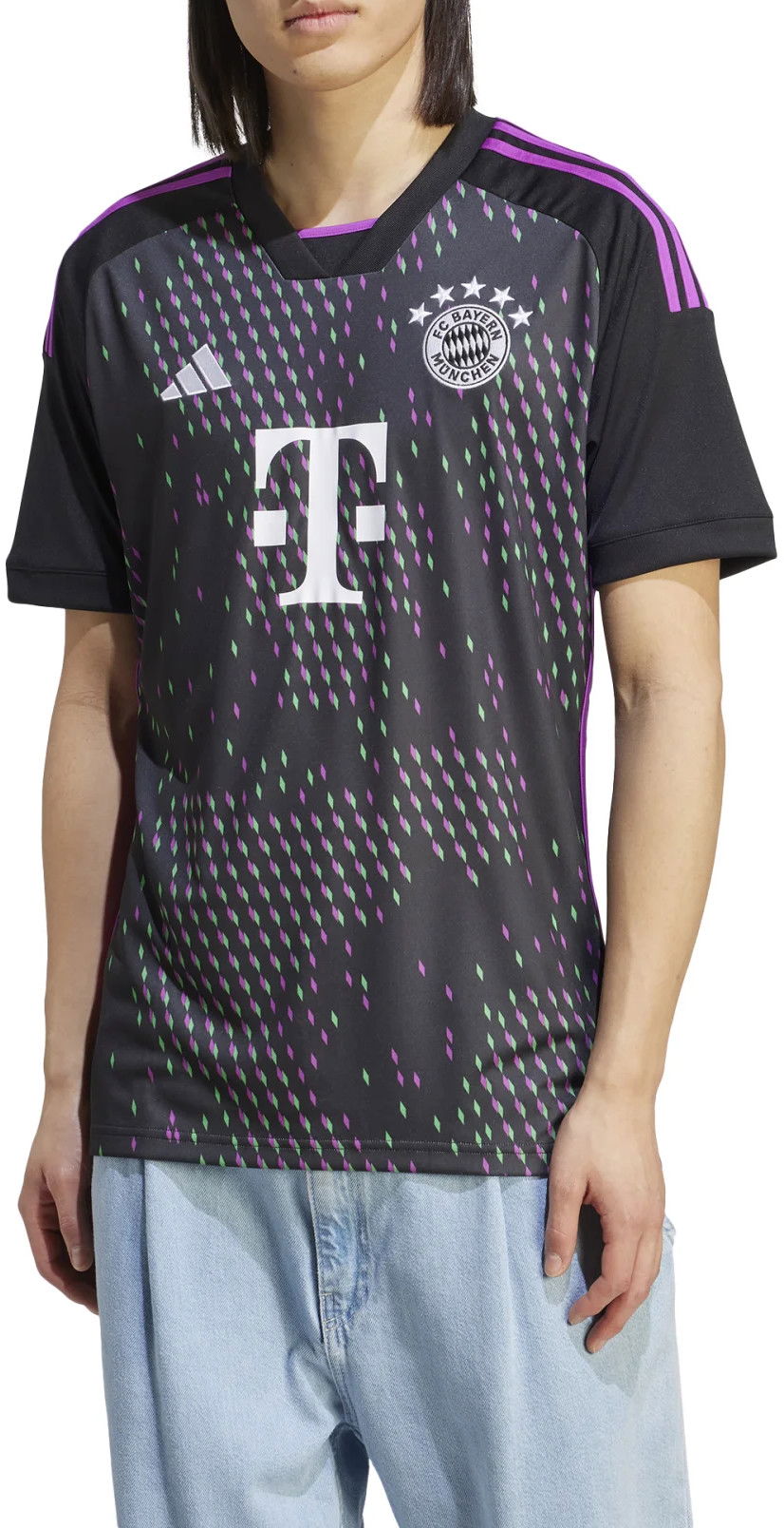 Фланелка adidas Originals FC Bayern Mnichov 2023/24, hostující Черно | hr3719, 0