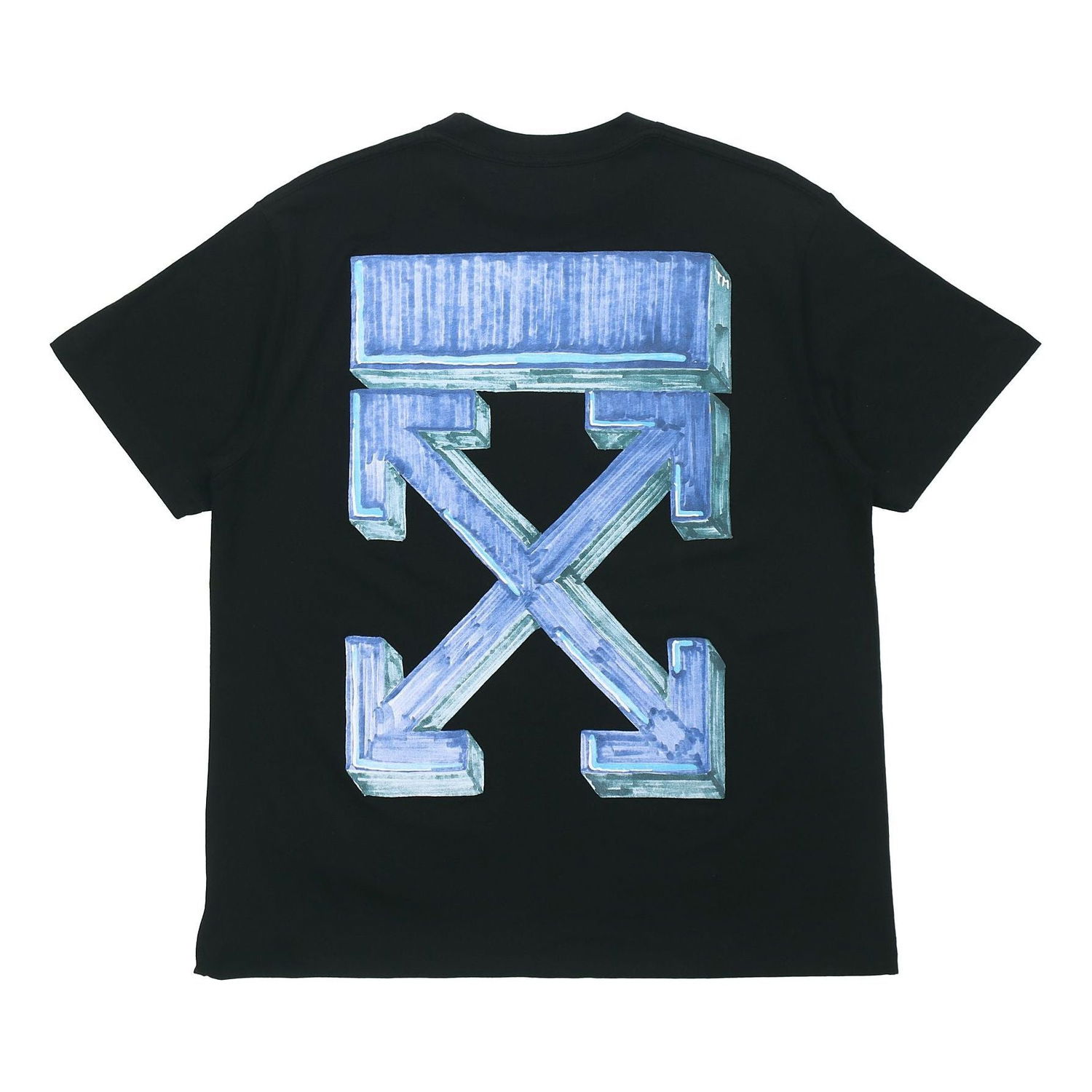 Тениска Off-White Off-White Maker Arrows Print T-Shirt Черно | OMAA038E20JER0021045, 0