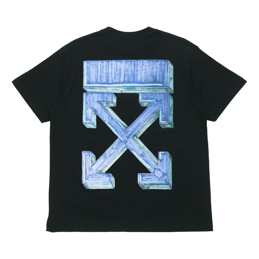 Тениска Off-White Off-White Maker Arrows Print T-Shirt Черно | OMAA038E20JER0021045