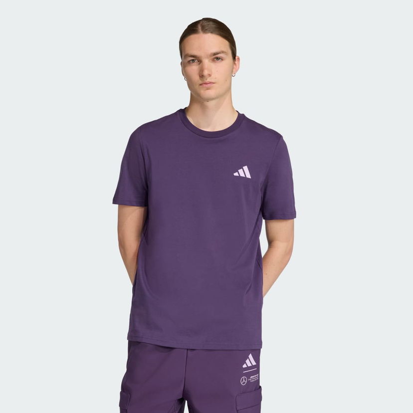 Тениска adidas Performance Mercedes-AMG Petronas Formula One Team Premium Graphic T-Shirt Лилаво | JX8814