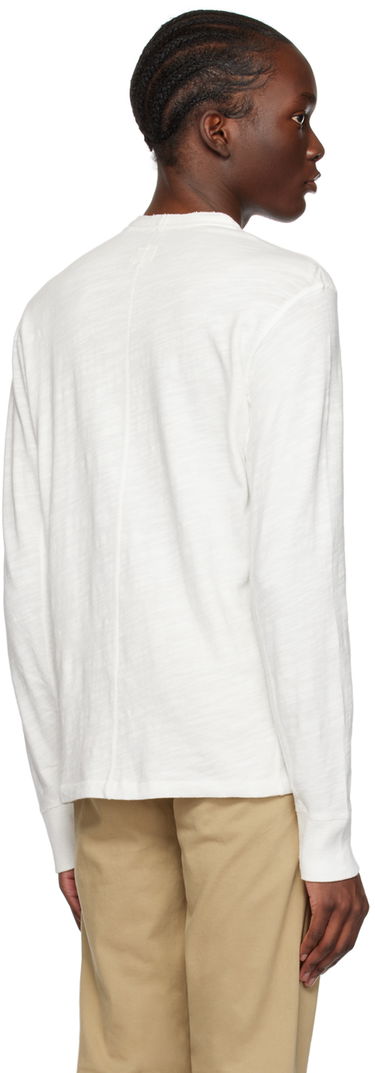 Тениска rag & bone Rag & Bone Long Sleeve Henley Shirt Бяло | M000T656G, 2