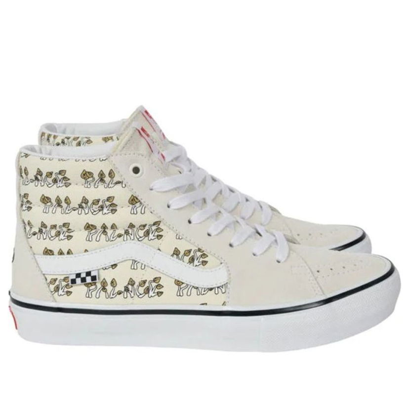 Кецове и обувки Vans SK8-HI X Palace Shroom Бежово | PALACE-VANS2