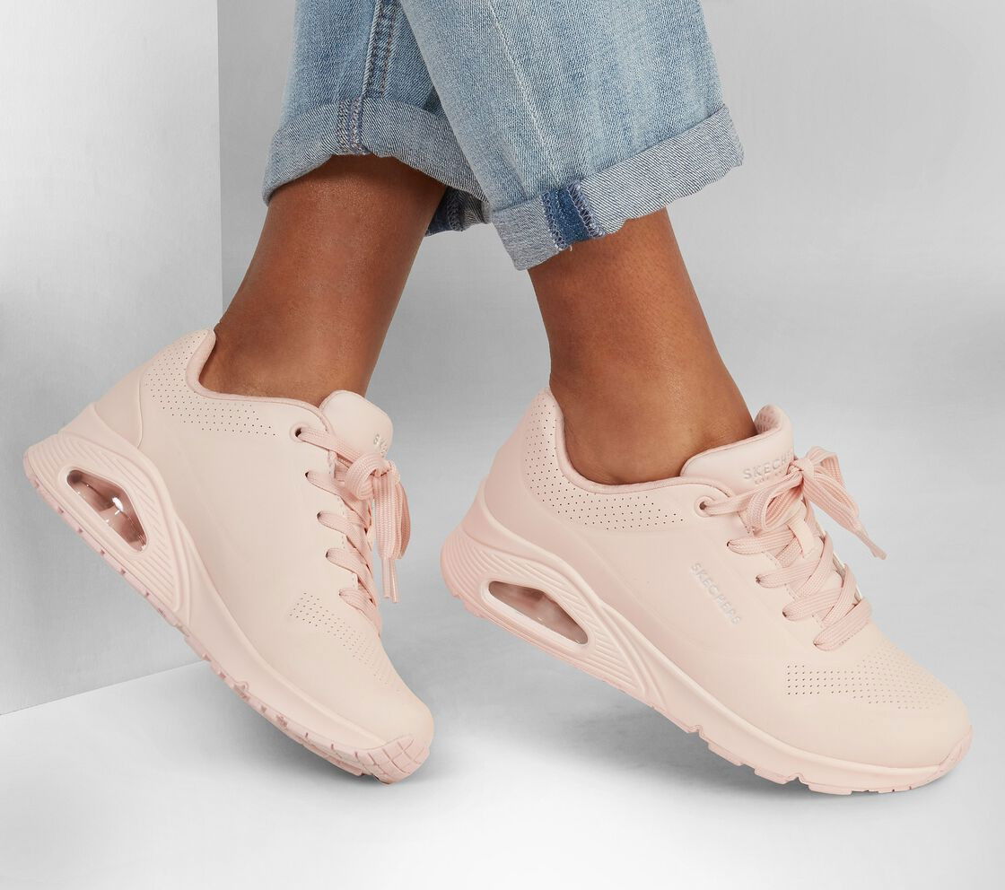 Кецове и обувки Skechers Uno Розово | 155359-LTPK, 1