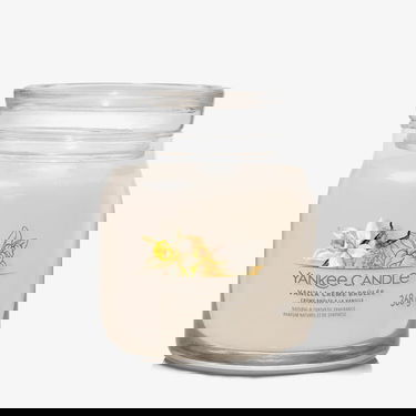 Свещи Yankee Candle Scented Candle Medium Jar Vanilla Creme Brulée Бежово | 40801, 0