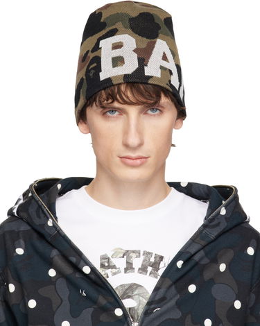 Шапка BAPE 1st Camo Knit Beanie Многоцветен | 001HTL801002M, 0