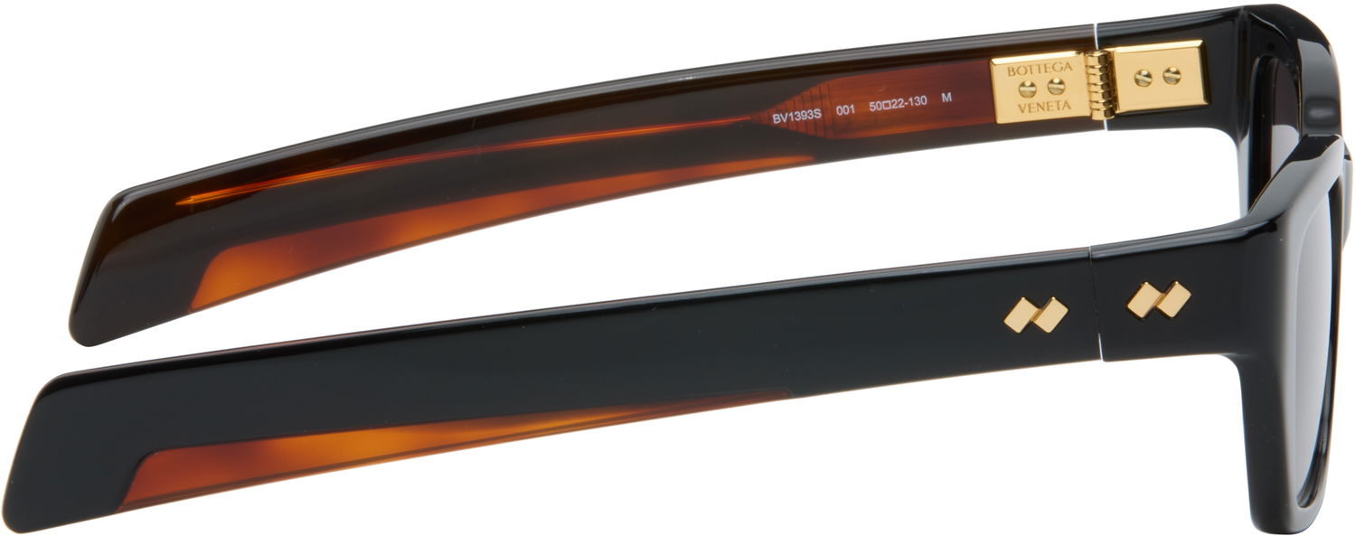 Слънчеви очила Bottega Veneta Rectangular Frame Sunglasses Черно | BV1393S-001, 1