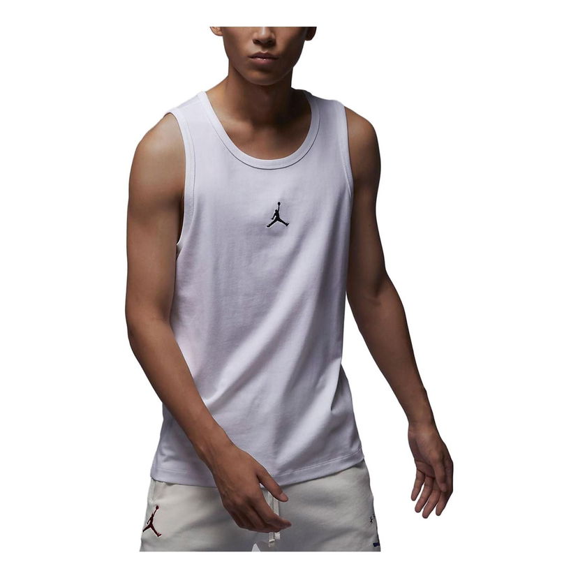 Потник Jordan Jordan Men's Logo Embroidery Tank Бяло | FQ6990-100