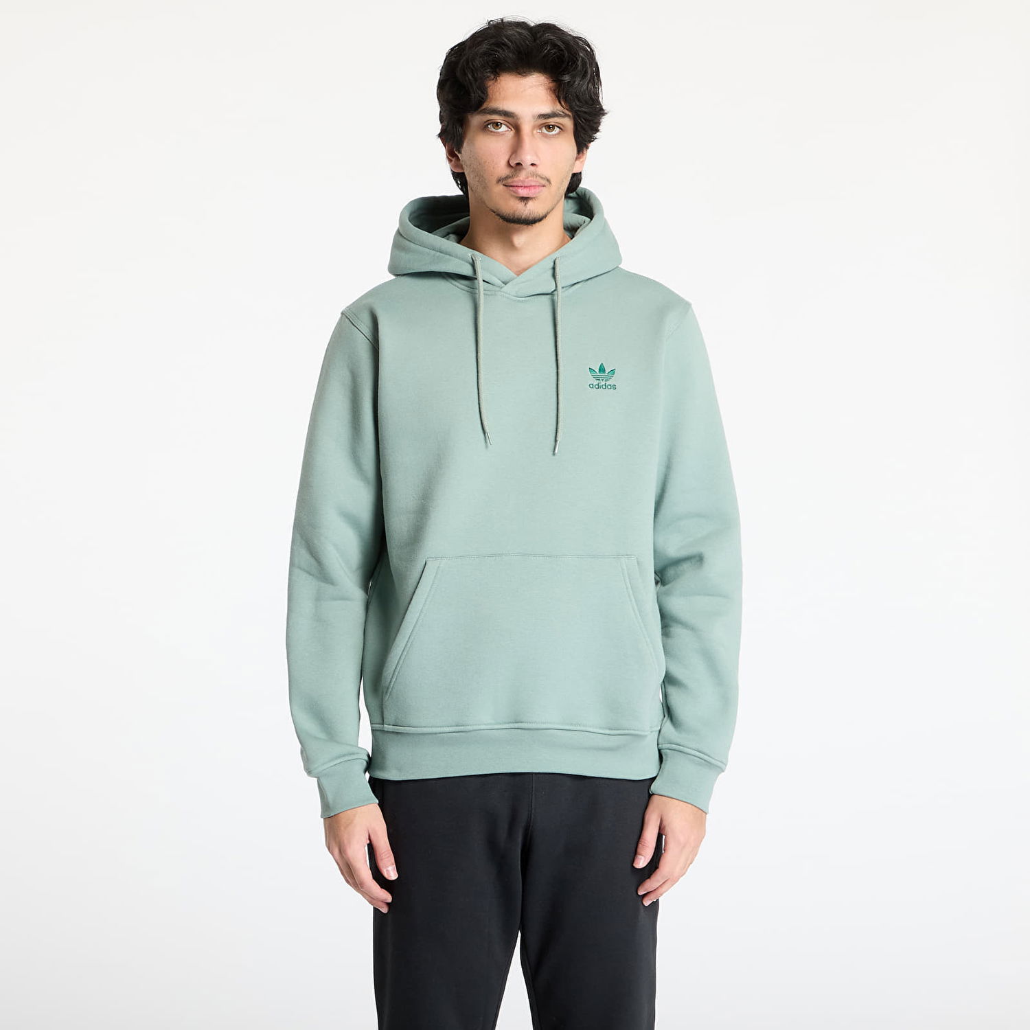 Суитчър adidas Originals Trefoil Essentials Hoodie Зелено | JD2400, 0
