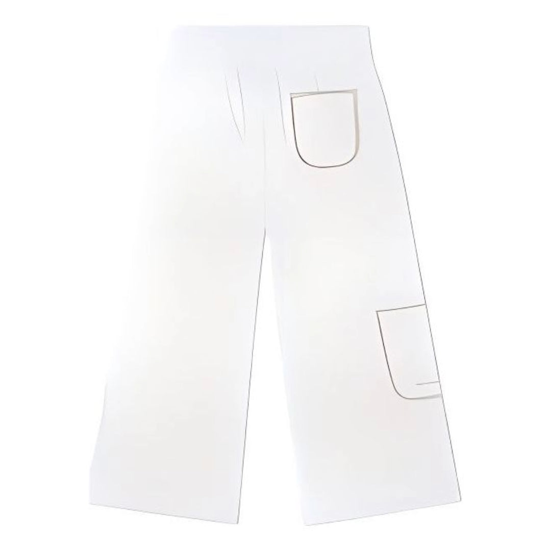 Карго панталони Converse Knit Cargo Straight Pants Бяло | 10021453-A02, 0