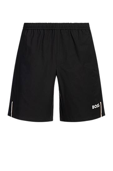 Къси панталони BOSS BOSS Active Tennis Shorts Черно | 50534216, 0