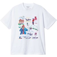 Тениска Carhartt WIP S/S Ollie Mac Chalet T-Shirt Бяло | I032409.02XX, 0