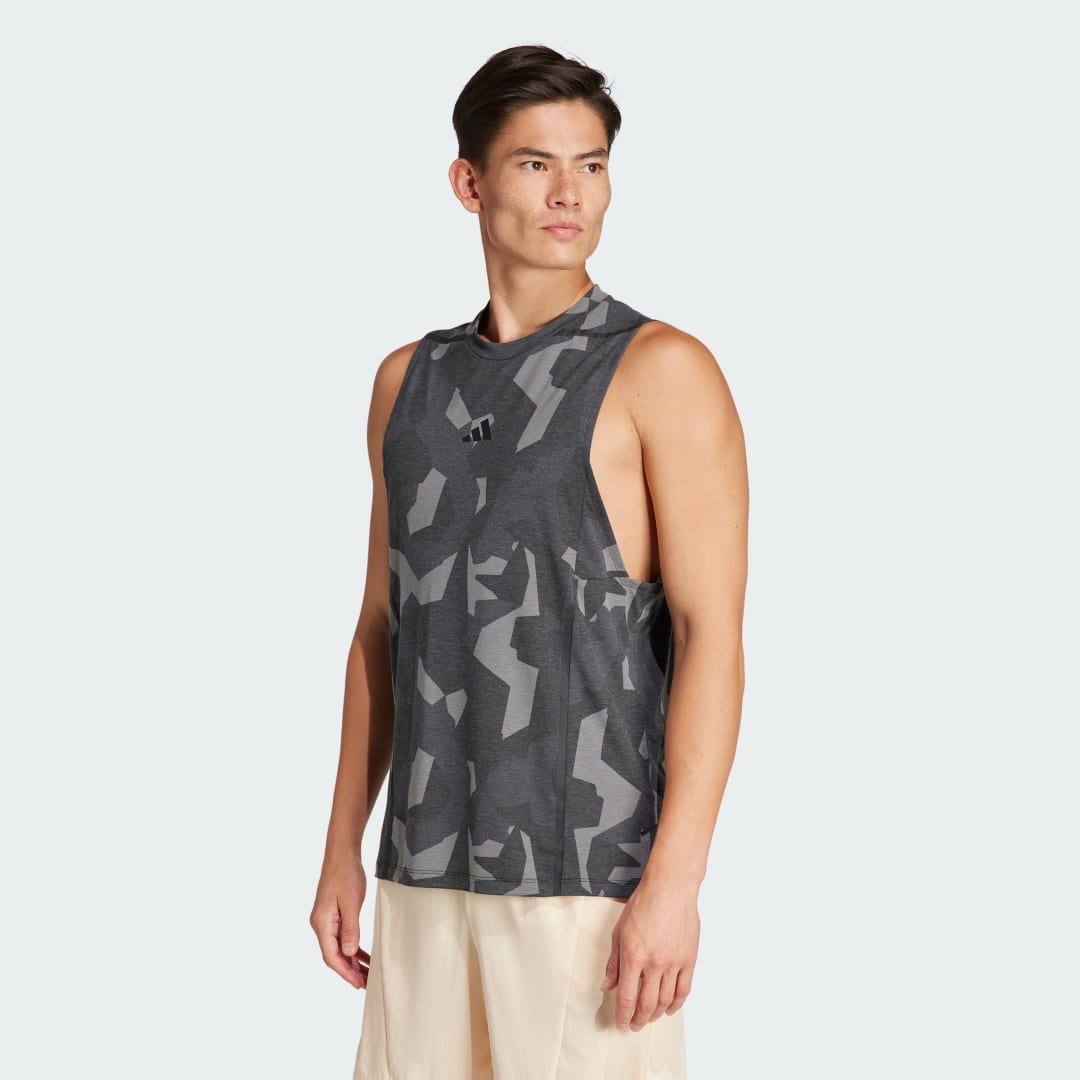 Потник adidas Performance Designed for Training Pro Series Workout Tank Top Сиво | IT7517, 0
