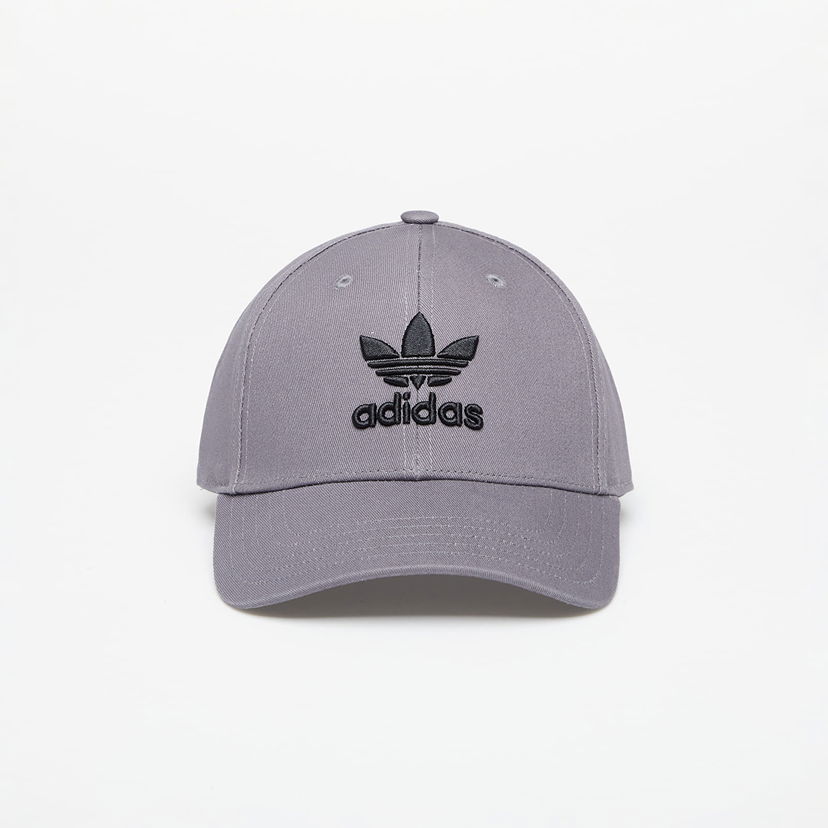 Шапка с козирка adidas Originals Trefoil Baseball Cap Grey Four Сиво | IL4844