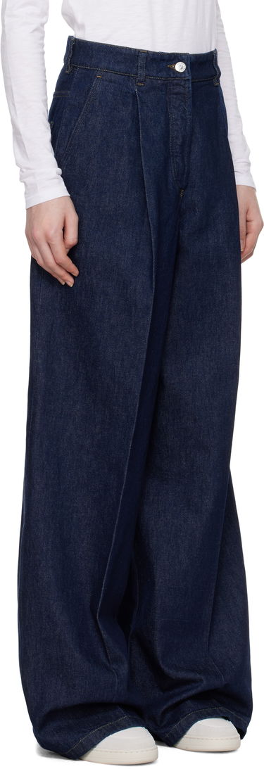 Дънки A.P.C. Anastasia Barbieri Edition Azzurra Wide Leg Jeans Тъмно синьо | COHEX-F08489, 1