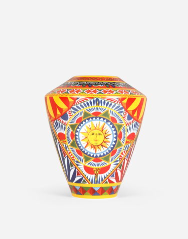 Домашен декор Dolce & Gabbana Dolce & Gabbana Small Amphora Porcelain Vase Многоцветен | TCC197TCAMVUC089, 3