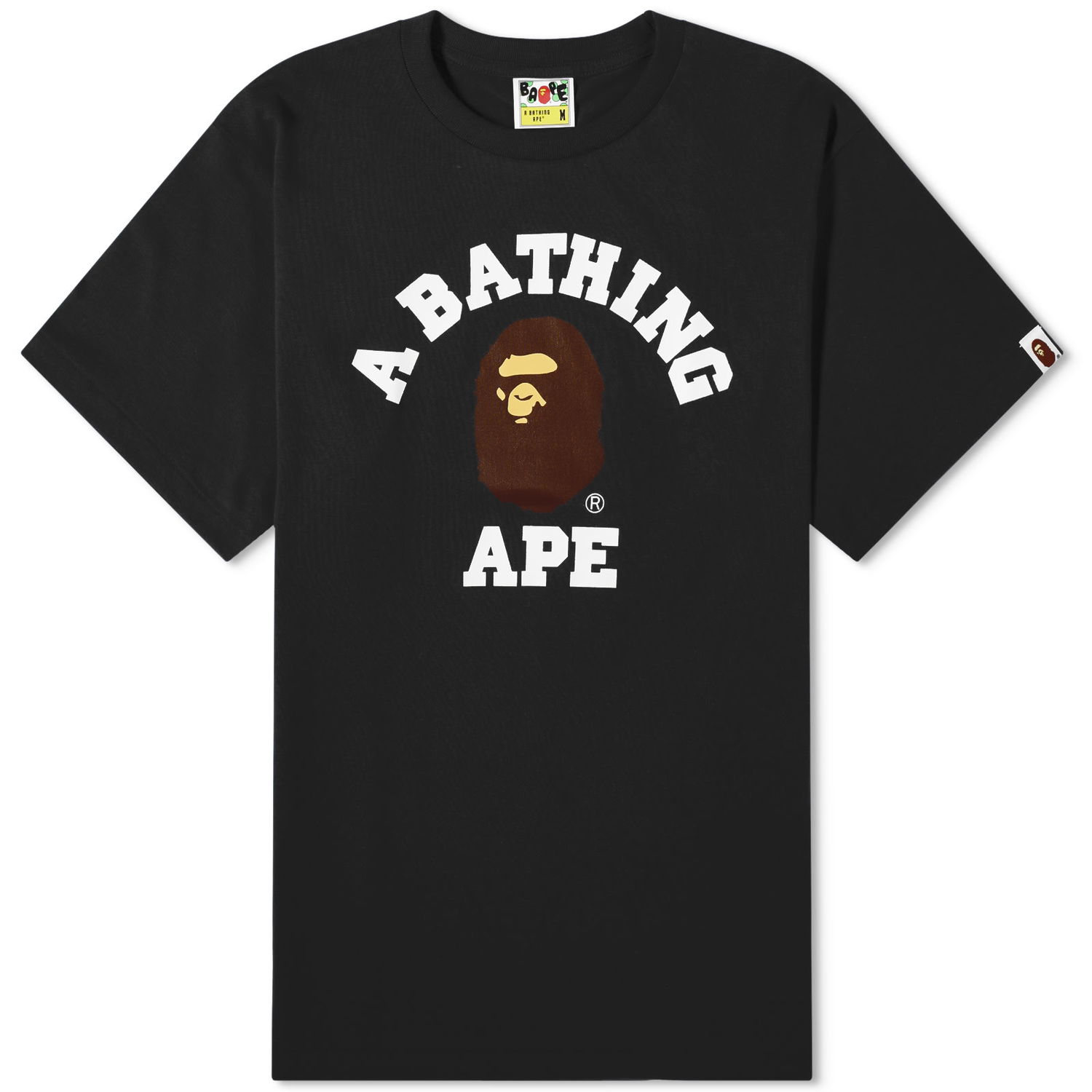 Тениска BAPE College T-Shirt Черно | 001TEJ801001M-BLK, 0