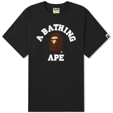 Тениска BAPE College T-Shirt Черно | 001TEJ801001M-BLK, 0