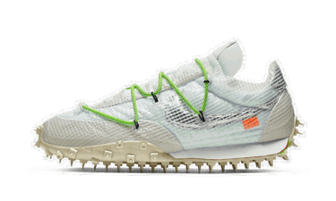 Кецове и обувки Nike Off-White x Waffle Racer "White" Бяло | CD8180-100, 0