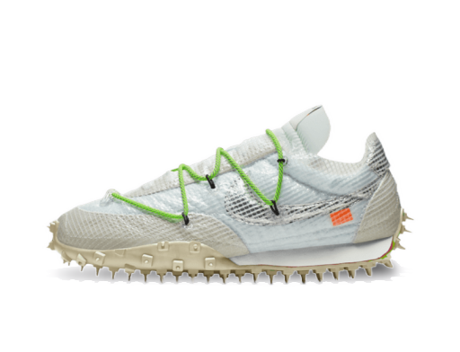 Кецове и обувки Nike Off-White x Waffle Racer "White" Бяло | CD8180-100