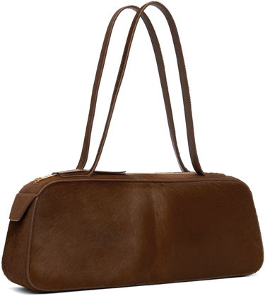 Чанта през рамо Khaite KHAITE Simona Calf Hair Shoulder Bag Кафяво | H2040-760, 1