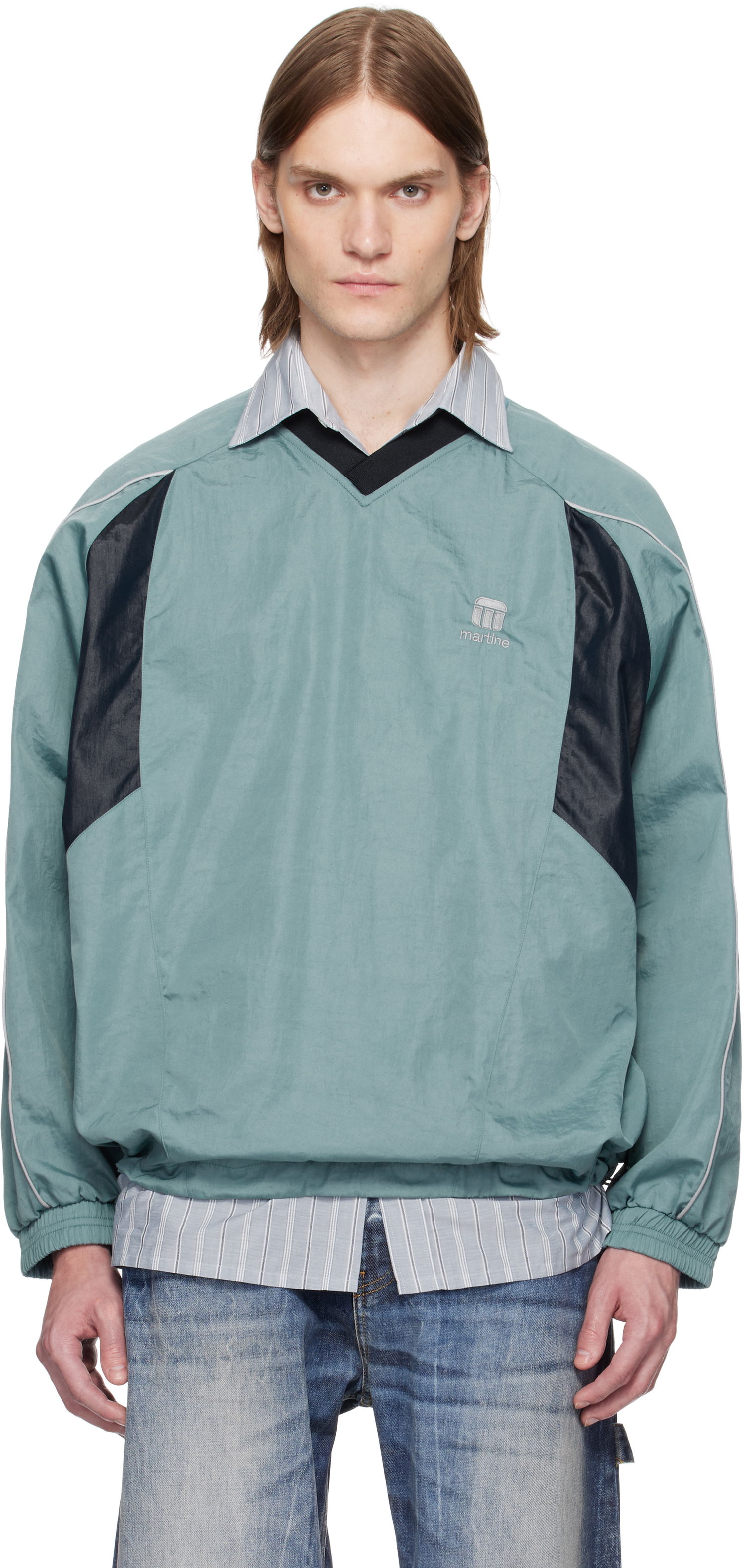 Ветровка Martine Rose Martine Rose Sports Pullover Jacket Зелено | 136WP10410, 0