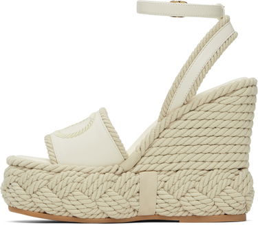 Грижа за обувките Valentino Valentino Garavani VLogo Torchon Wedge Sandals Бяло | 6W2S0JS0YWI, 2