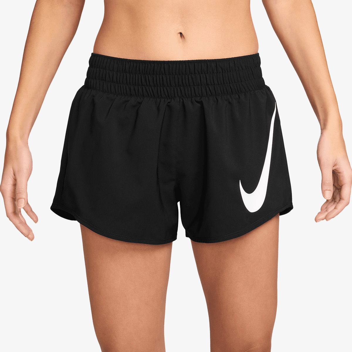 Къси панталони Nike W NK ONE SWSH HBR DF MR 3IN BR Черно | HV2616-010, 1