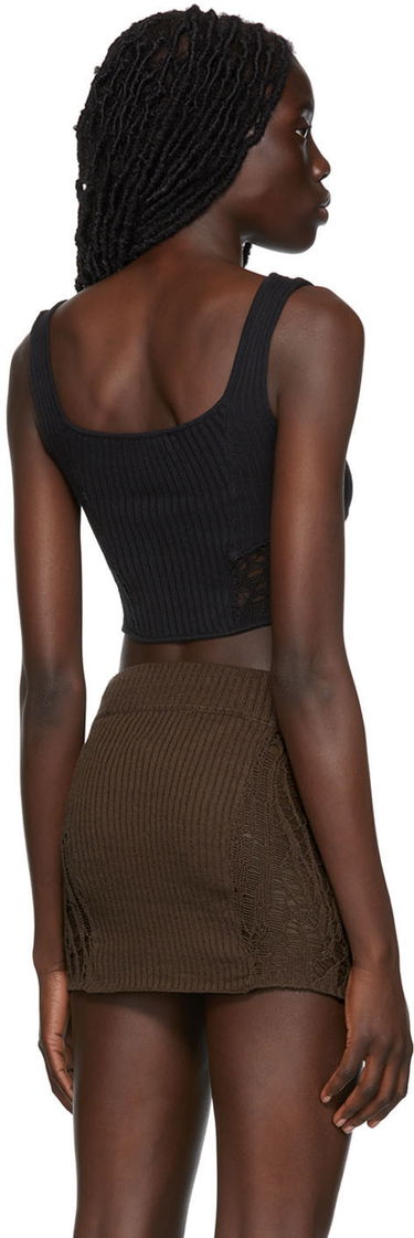 Потник GUIZIO Guizio Exclusive Knit Tank Top Черно | CLB 2, 2