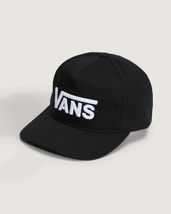 Шапка с козирка Vans Drop V Logo Snapback Hat Черно | VN000QAHBLK, 0