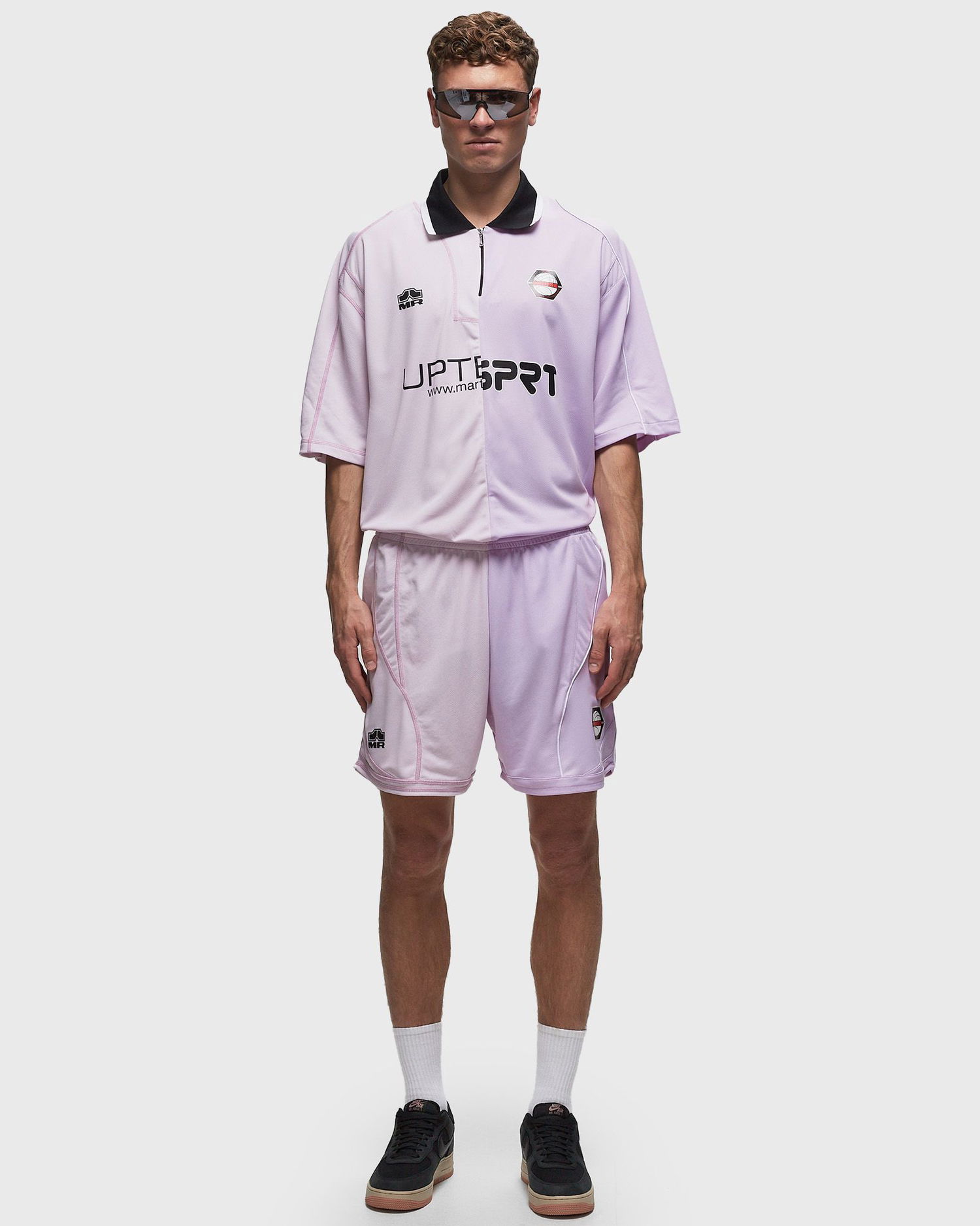 Къси панталони Martine Rose Sport Team Shorts Лилаво | MRSS24143-LILAC, 1