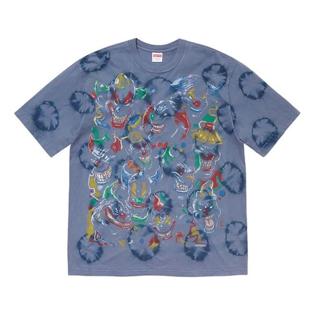 Тениска Supreme Clowns Printed Short Sleeve T-Shirt Синьо | SUP-FW19-10947, 0