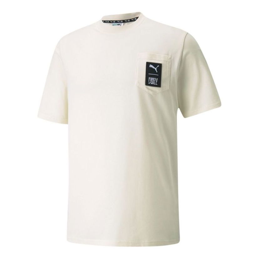 Тениска Puma FIRST MILE Crossover Pocket Short Sleeve T-Shirt Бежово | 532337-73