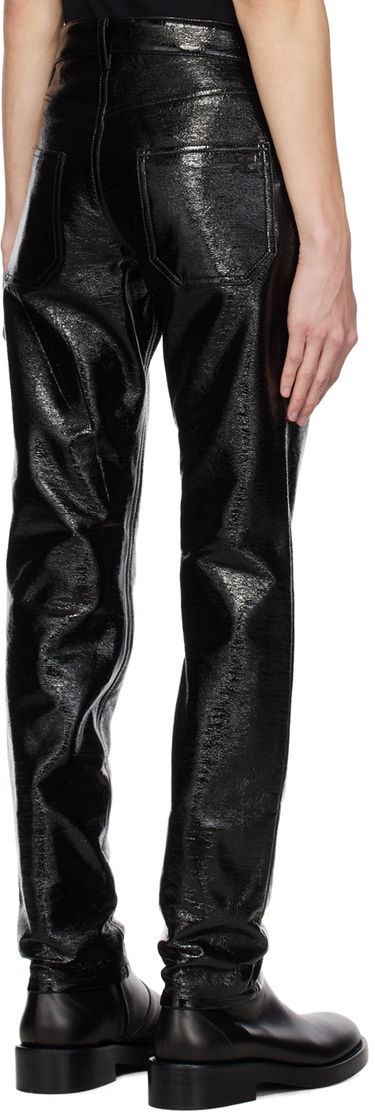 Панталони Courrèges Courrèges Crinkled Slim Trousers Черно | PERCPA022VY0014, 2