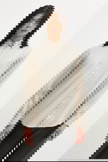 Риза Carhartt WIP L/S Madison Regular Button-Down Shirt Бежово | I023339.2V4XX, 0