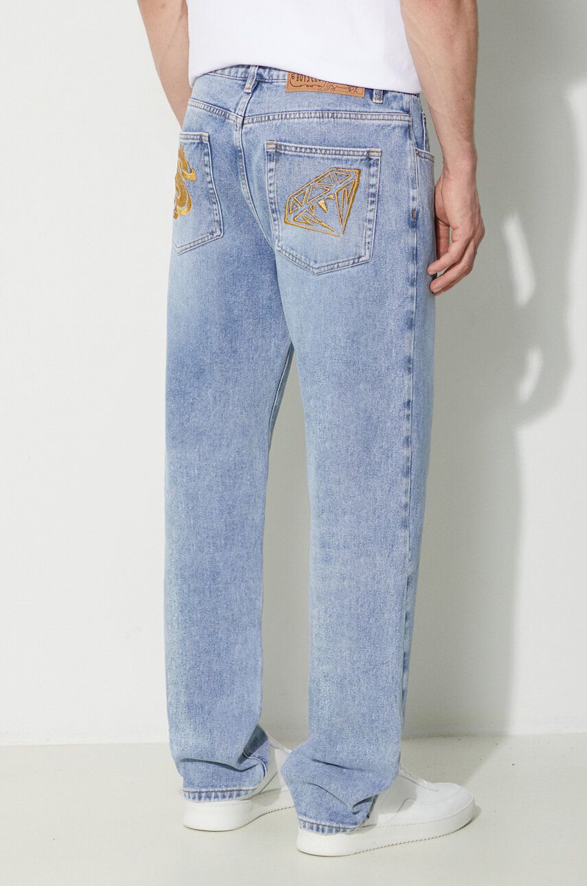 Дънки BILLIONAIRE BOYS CLUB Diamond & Dollar Embroidered Jeans Синьо | B24152, 0